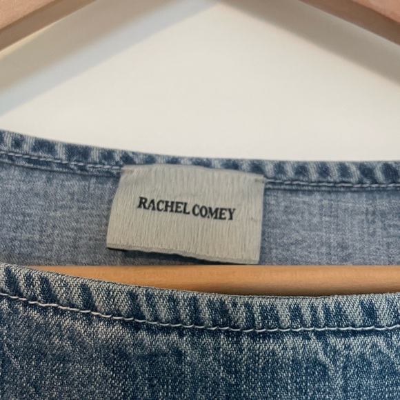 Rachel Comey Vera Top Chambray crop 8 M - Picture 3 of 4